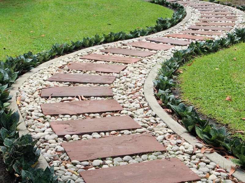 Kamień ozdobny w ogrodzie