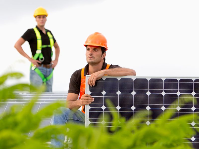 fotowoltaika w ogrodzie