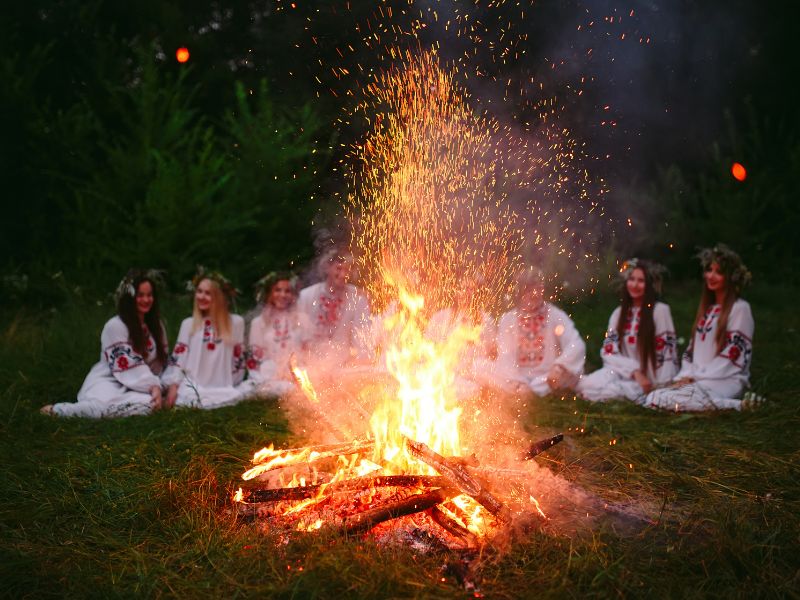 mitologia słowiańska w ogrodzie